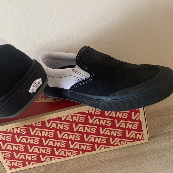 Vans shoes black white Classic Men8 women’s 9.5 NewwBox - Picture 5 of 5